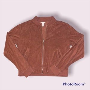 Forever 21 suede jacket. 🧡